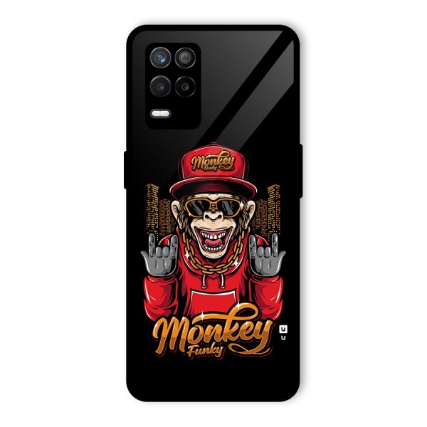 Hunky Funky Monkey Glass Back Case for Realme 8s 5G