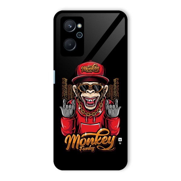 Hunky Funky Monkey Glass Back Case for Realme 9i