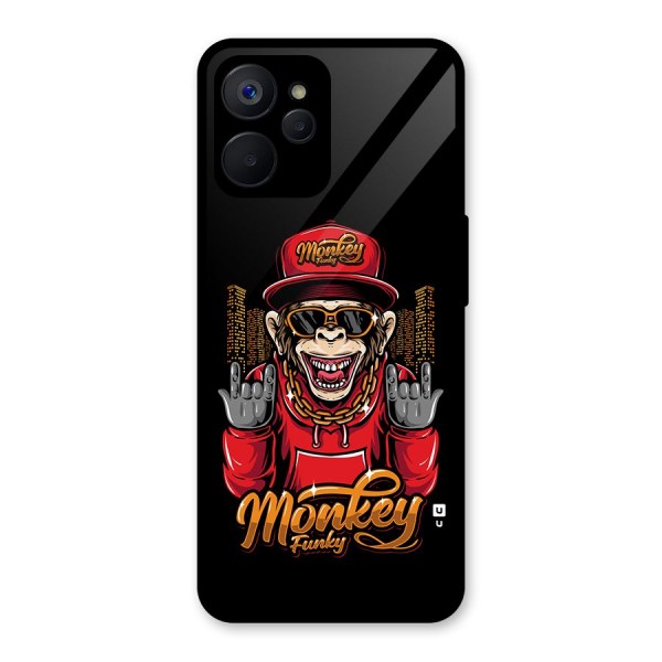 Hunky Funky Monkey Glass Back Case for Realme 9i 5G