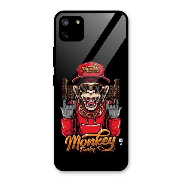 Hunky Funky Monkey Glass Back Case for Realme C11