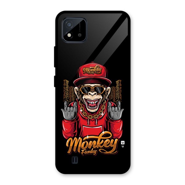 Hunky Funky Monkey Glass Back Case for Realme C11 2021