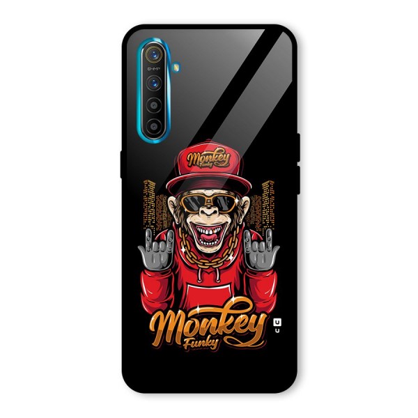 Hunky Funky Monkey Glass Back Case for Realme X2