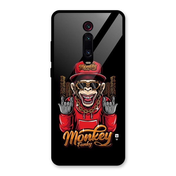 Hunky Funky Monkey Glass Back Case for Redmi K20 Pro