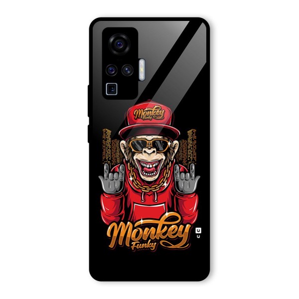 Hunky Funky Monkey Glass Back Case for Vivo X50 Pro