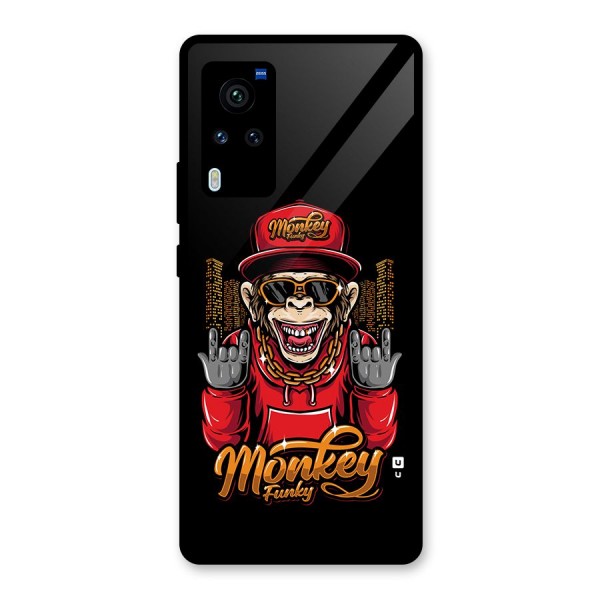 Hunky Funky Monkey Glass Back Case for Vivo X60 Pro