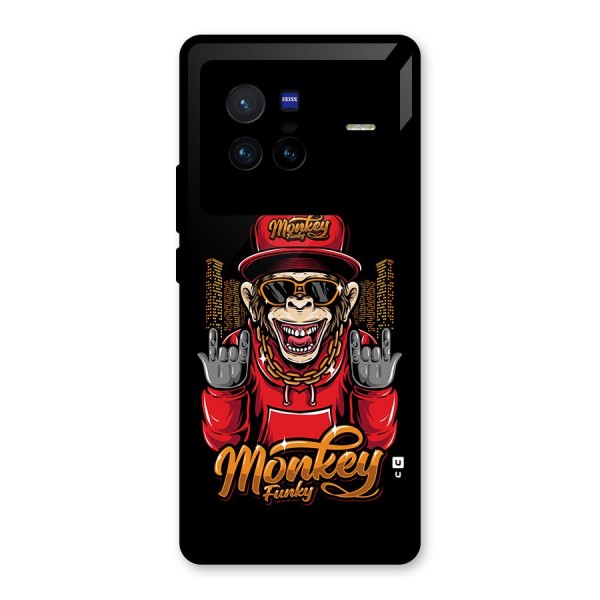 Hunky Funky Monkey Glass Back Case for Vivo X80