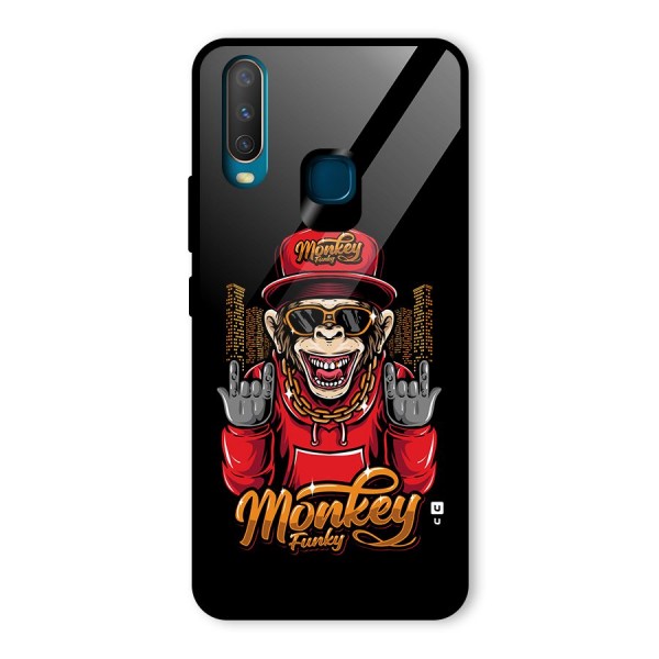 Hunky Funky Monkey Glass Back Case for Vivo Y12