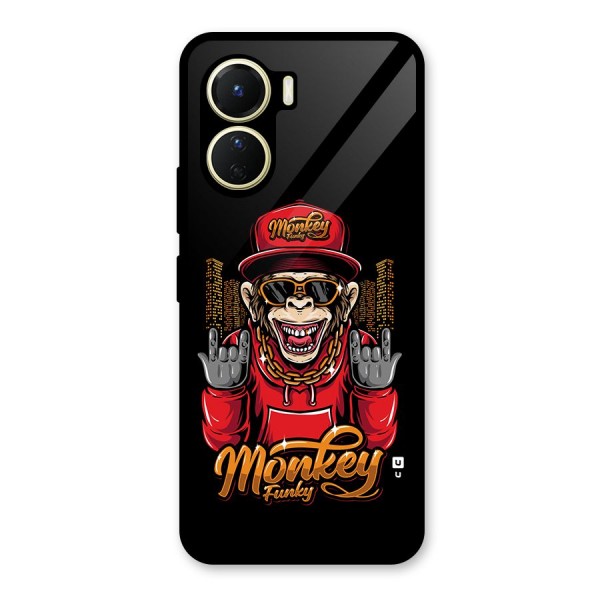 Hunky Funky Monkey Glass Back Case for Vivo Y16