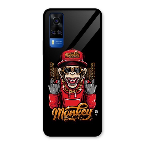 Hunky Funky Monkey Glass Back Case for Vivo Y51