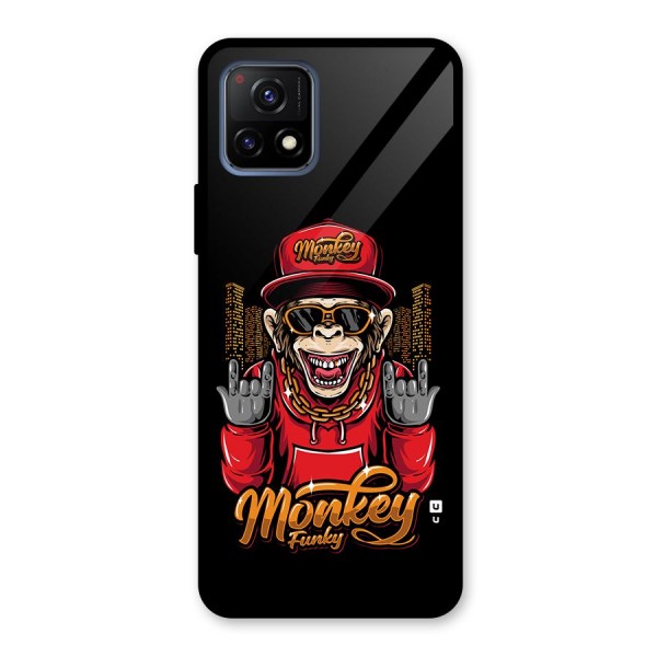 Hunky Funky Monkey Glass Back Case for Vivo Y72 5G