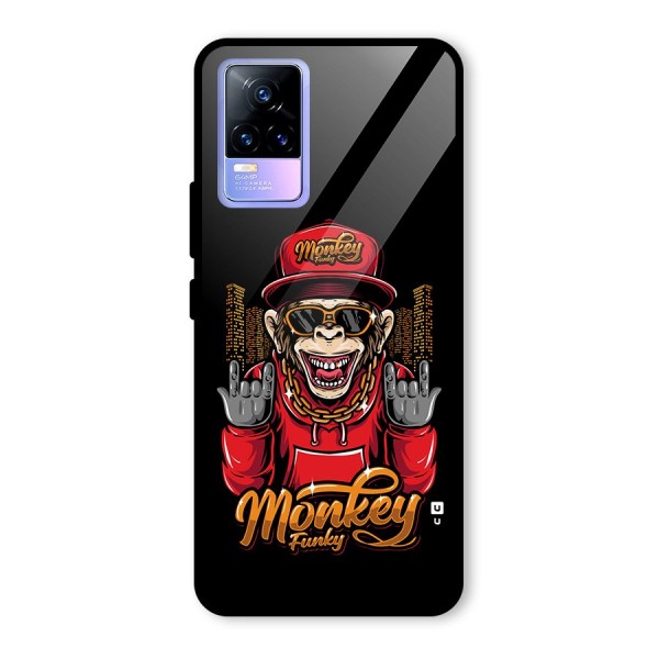 Hunky Funky Monkey Glass Back Case for Vivo Y73