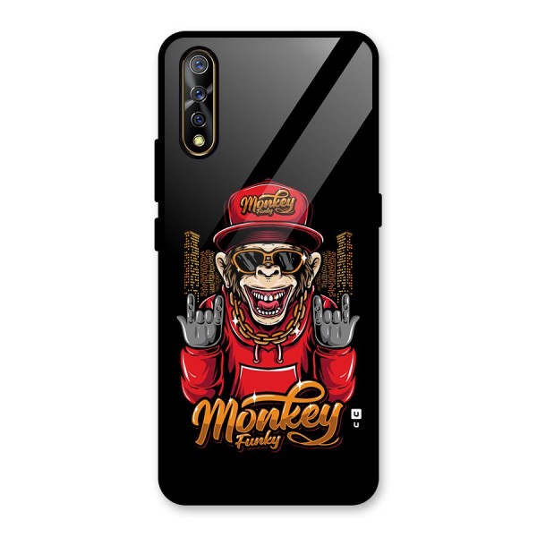 Hunky Funky Monkey Glass Back Case for Vivo Z1x