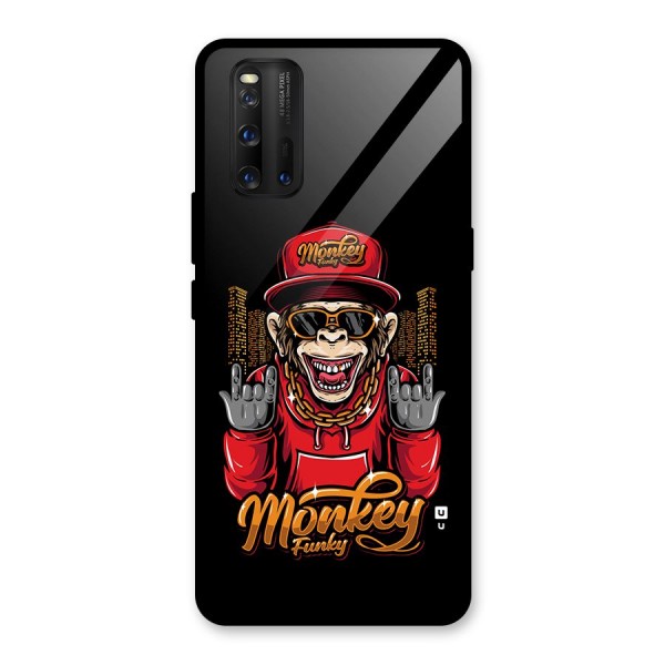 Hunky Funky Monkey Glass Back Case for Vivo iQOO 3
