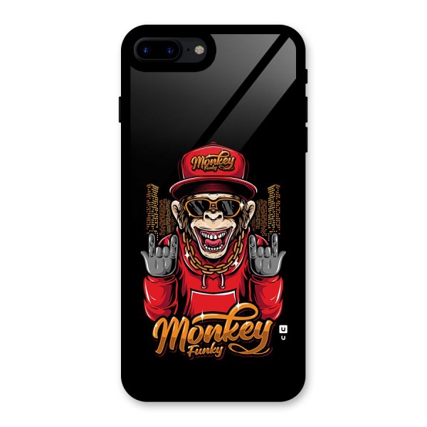 Hunky Funky Monkey Glass Back Case for iPhone 7 Plus