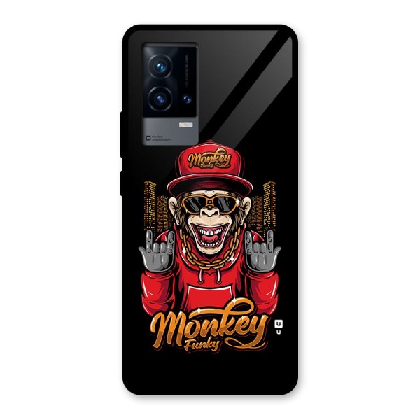 Hunky Funky Monkey Glass Back Case for iQOO 9 5G