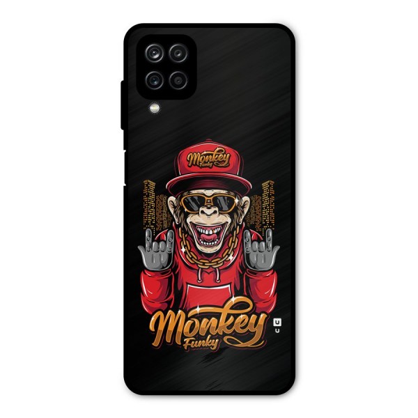 Hunky Funky Monkey Metal Back Case for Galaxy A12