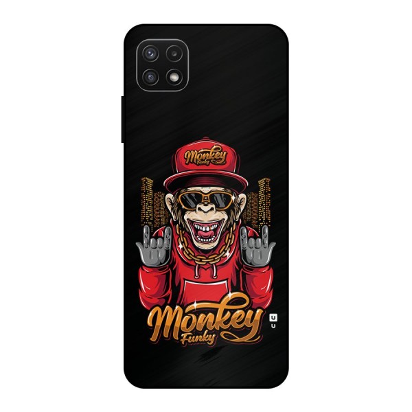 Hunky Funky Monkey Metal Back Case for Galaxy A22 5G