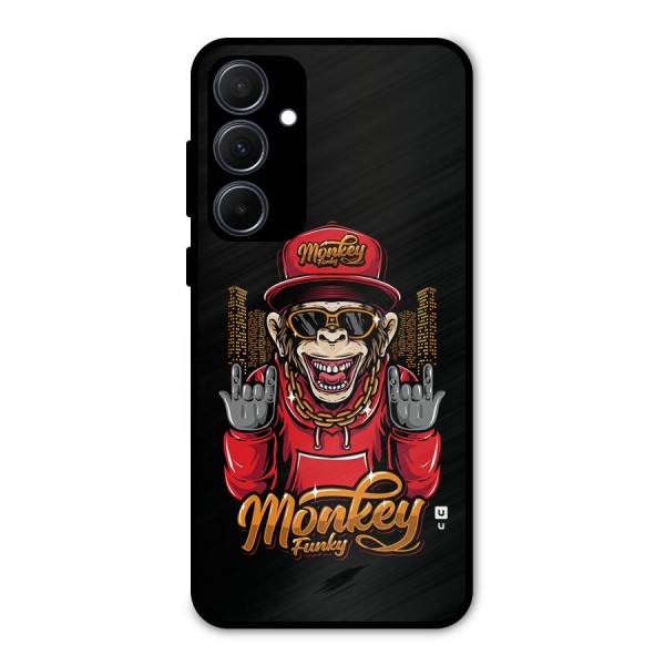 Hunky Funky Monkey Metal Back Case for Galaxy A35