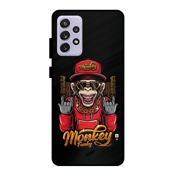 Hunky Funky Monkey Metal Back Case for Galaxy A72