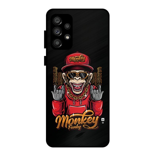 Hunky Funky Monkey Metal Back Case for Galaxy A73 5G