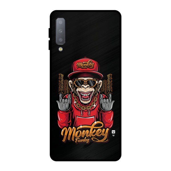 Hunky Funky Monkey Metal Back Case for Galaxy A7 (2018)