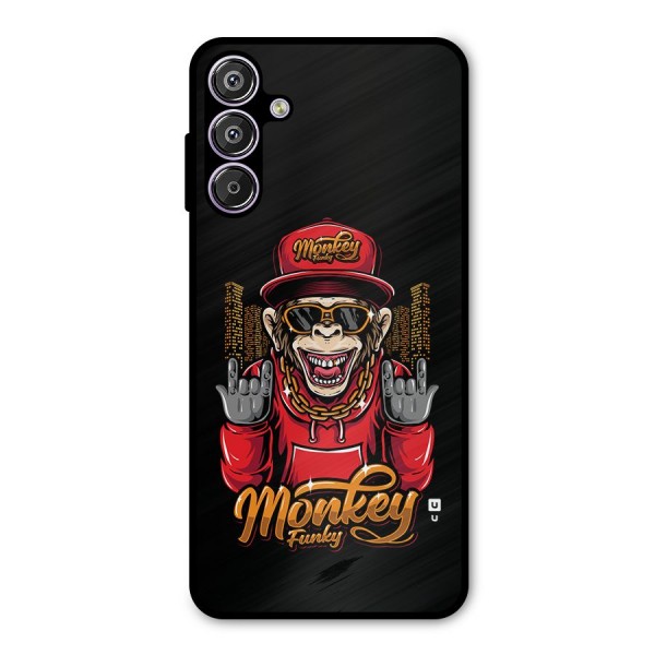 Hunky Funky Monkey Metal Back Case for Galaxy F15