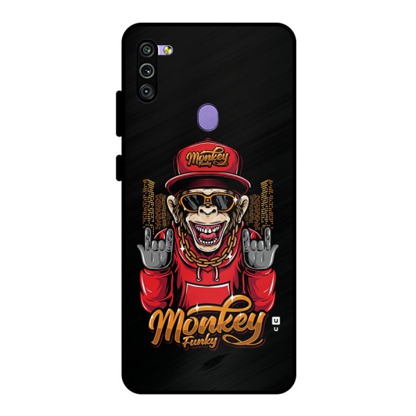 Hunky Funky Monkey Metal Back Case for Galaxy M11