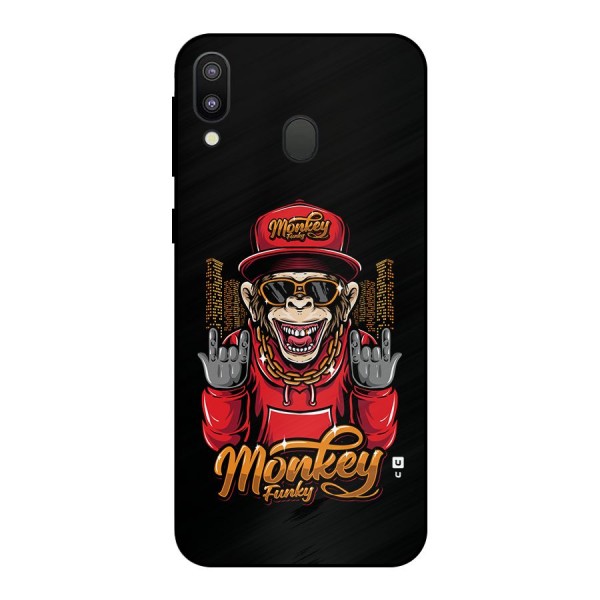 Hunky Funky Monkey Metal Back Case for Galaxy M20