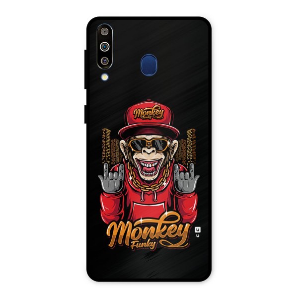 Hunky Funky Monkey Metal Back Case for Galaxy M30