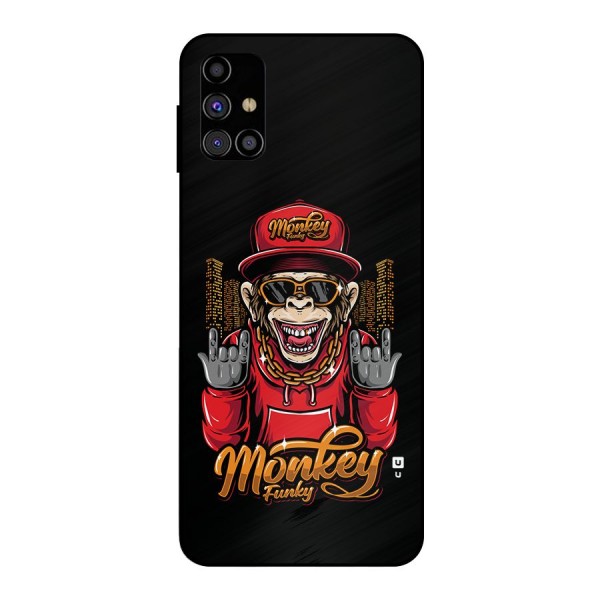 Hunky Funky Monkey Metal Back Case for Galaxy M31s