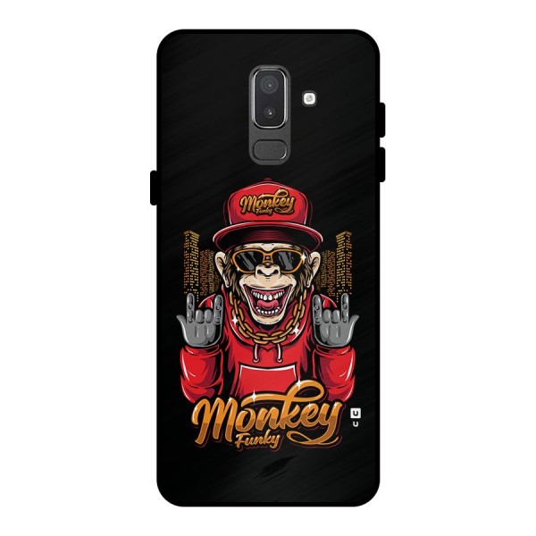 Hunky Funky Monkey Metal Back Case for Galaxy On8 (2018)