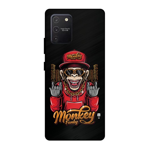 Hunky Funky Monkey Metal Back Case for Galaxy S10 Lite