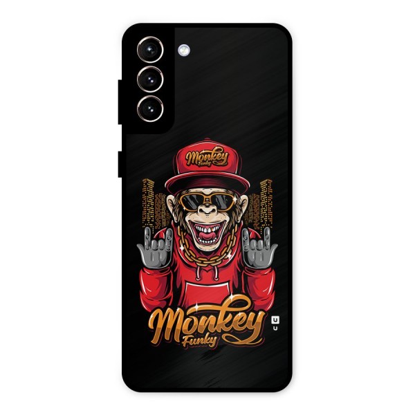 Hunky Funky Monkey Metal Back Case for Galaxy S21 Plus