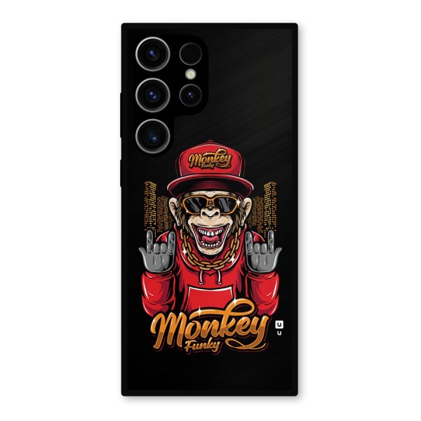 Hunky Funky Monkey Metal Back Case for Galaxy S23 Ultra