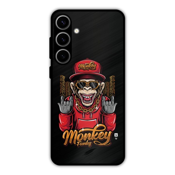 Hunky Funky Monkey Metal Back Case for Galaxy S24 Plus