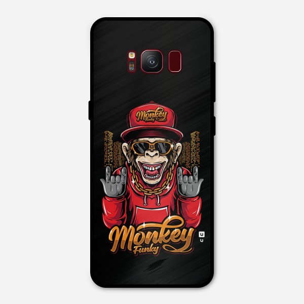 Hunky Funky Monkey Metal Back Case for Galaxy S8