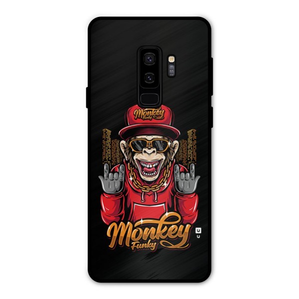 Hunky Funky Monkey Metal Back Case for Galaxy S9 Plus