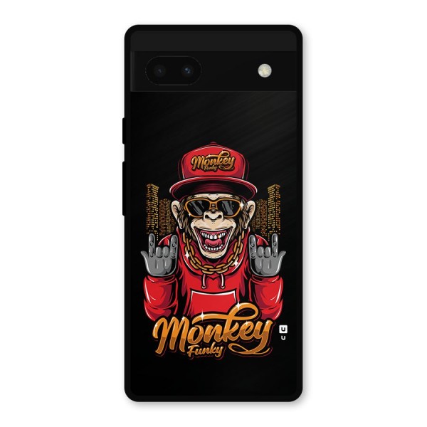 Hunky Funky Monkey Metal Back Case for Google Pixel 6a