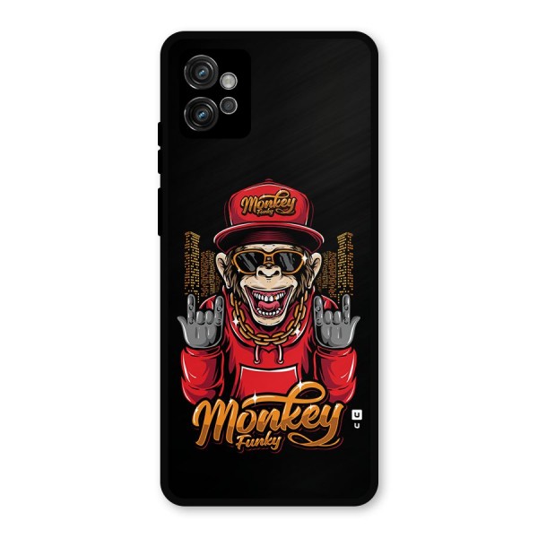 Hunky Funky Monkey Metal Back Case for Moto G32