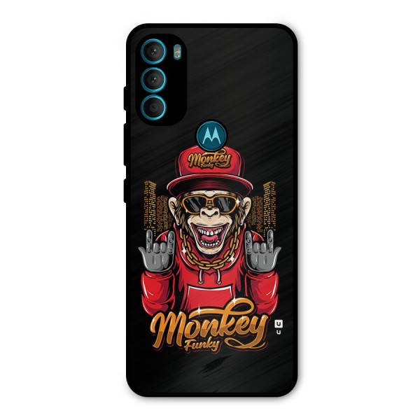 Hunky Funky Monkey Metal Back Case for Moto G71 5G