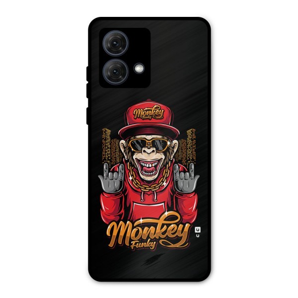 Hunky Funky Monkey Metal Back Case for Moto G84