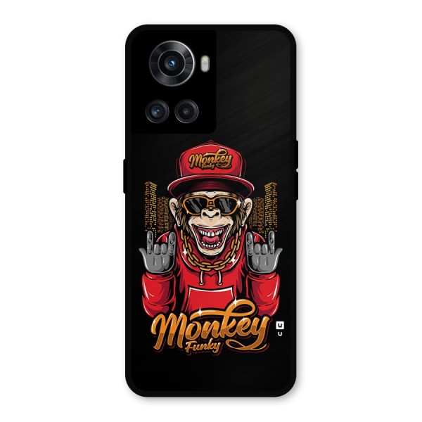 Hunky Funky Monkey Metal Back Case for OnePlus 10R