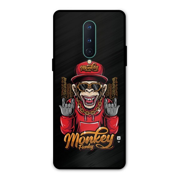 Hunky Funky Monkey Metal Back Case for OnePlus 8