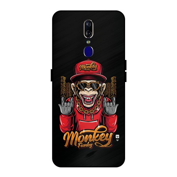 Hunky Funky Monkey Metal Back Case for Oppo F11