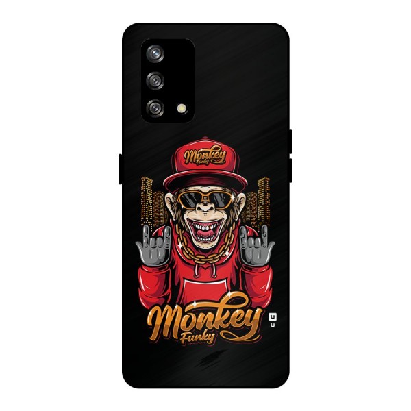 Hunky Funky Monkey Metal Back Case for Oppo F19