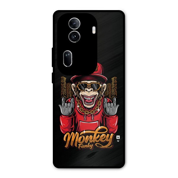 Hunky Funky Monkey Metal Back Case for Oppo Reno11 Pro 5G