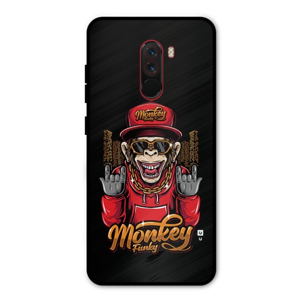 Hunky Funky Monkey Metal Back Case for Poco F1