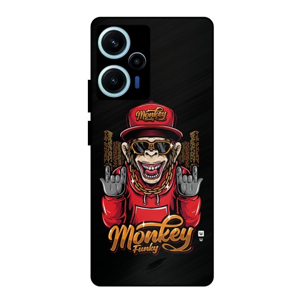 Hunky Funky Monkey Metal Back Case for Poco F5