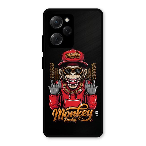 Hunky Funky Monkey Metal Back Case for Poco X5 Pro