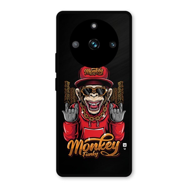 Hunky Funky Monkey Metal Back Case for Realme 11 Pro